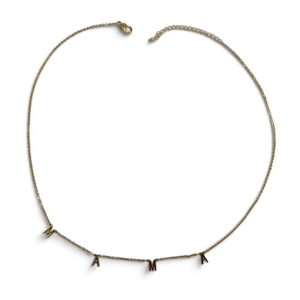 MAMA Necklace gold for Everyday Wear Gift for MOM